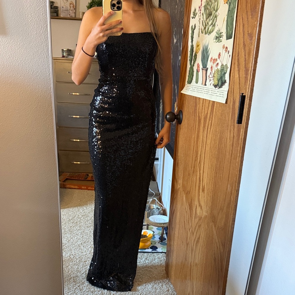 Windsor Black Sequin Dress - Picture 3 of 5